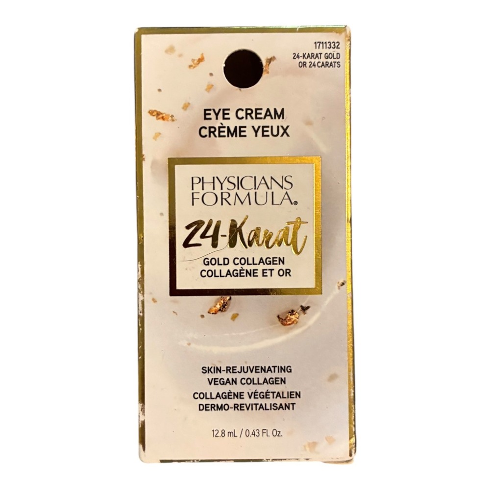 Physicians Formula 24K Gold Collagen Eye Cream Vegan Collagen 0.43 Oz